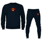 Men's Superman Superhero Crewneck Sweatshirt Joggers Suit