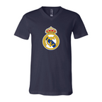 Men’s Real Madrid Soccer  - BELLA + CANVAS - Jersey V-Neck Tee - 3005