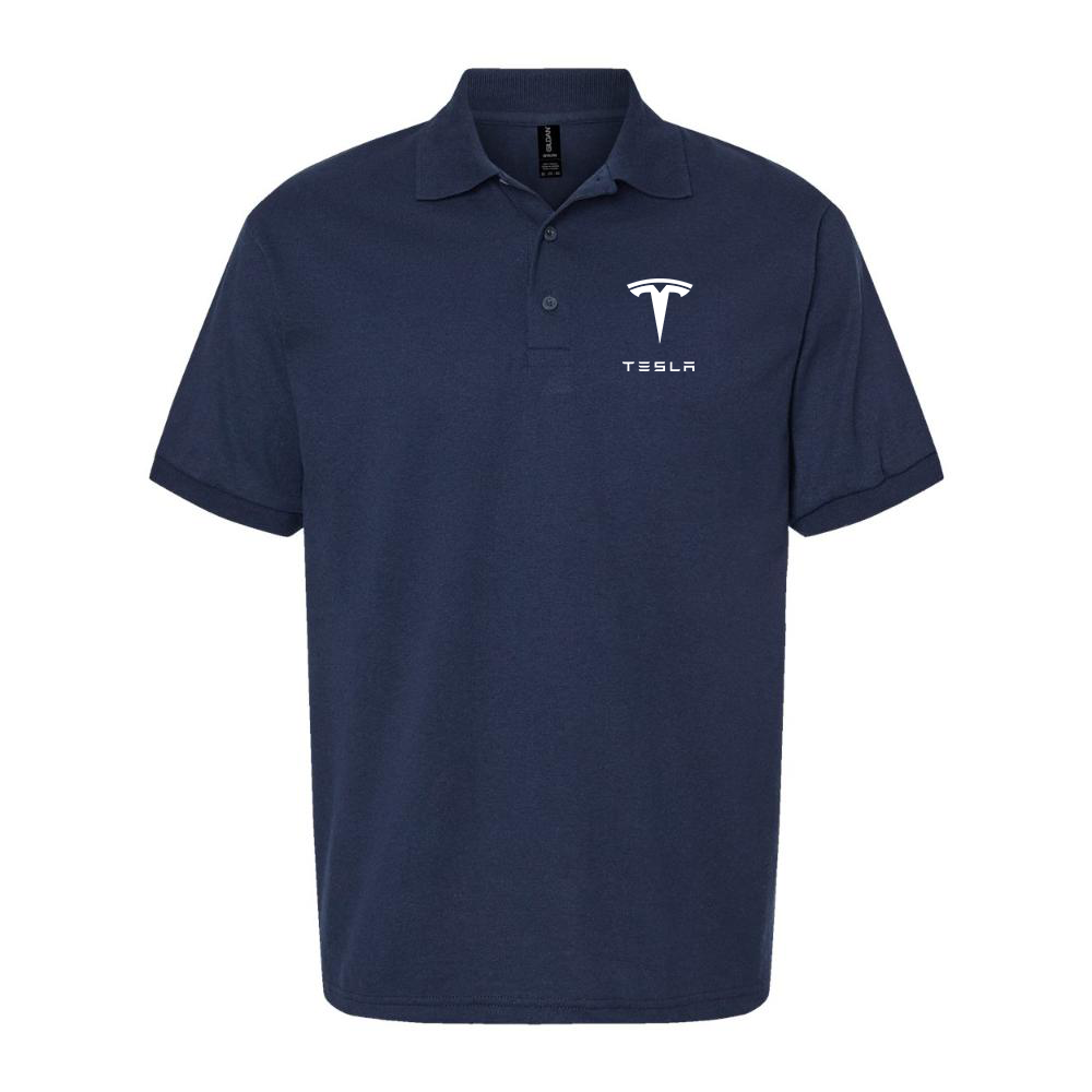 Men’s Tesla Motorsports Car Dry Blend Polo