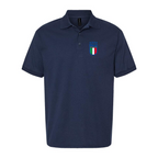 Men's Italy National Soccer Dry Blend Polo