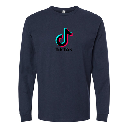 Youth Kids TikTok Social Long Sleeve T-Shirt