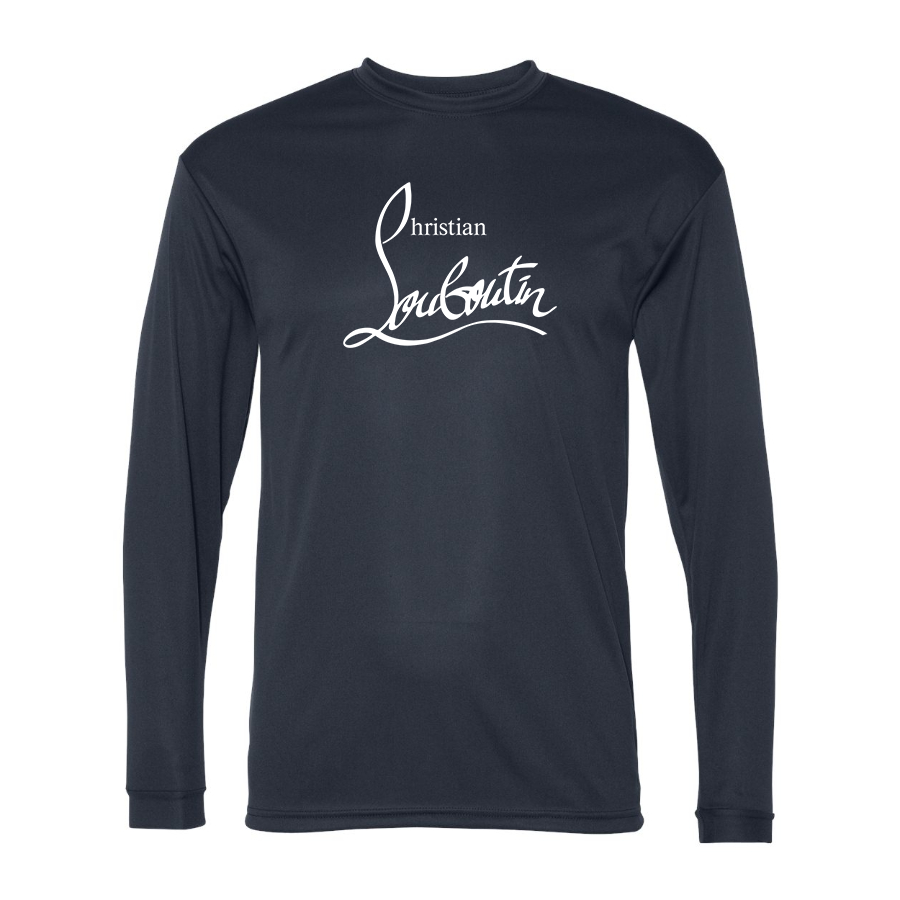 Men's Christian Louboutin Polyester Long Sleeve T-Shirt