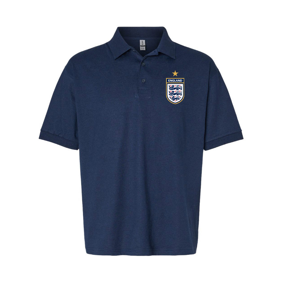 Men's England National Soccer Team Dry Blend Polo