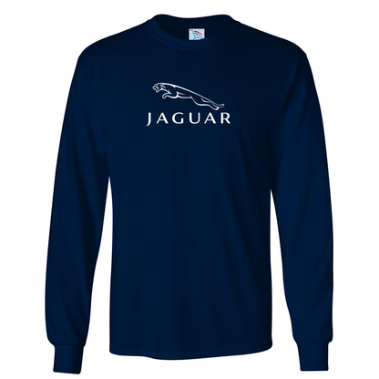 Youth Kids Jaguar Symbol Car Long Sleeve T-Shirt