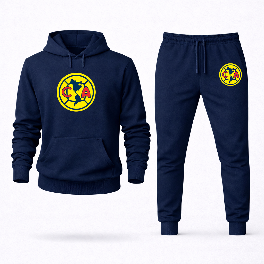 Men's Club America Football Hoodie Joggers Set