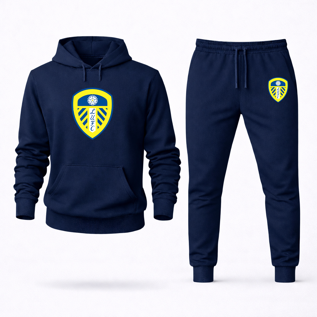 Men's Leeds United Football Club Hoodie Joggers Set