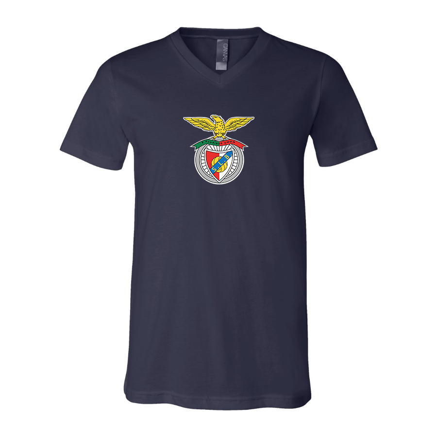 Men’s SL Benfica FC - BELLA + CANVAS - Jersey V-Neck Tee - 3005
