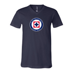 Men’s Cruz Azul Football Club - BELLA + CANVAS - Jersey V-Neck Tee - 3005