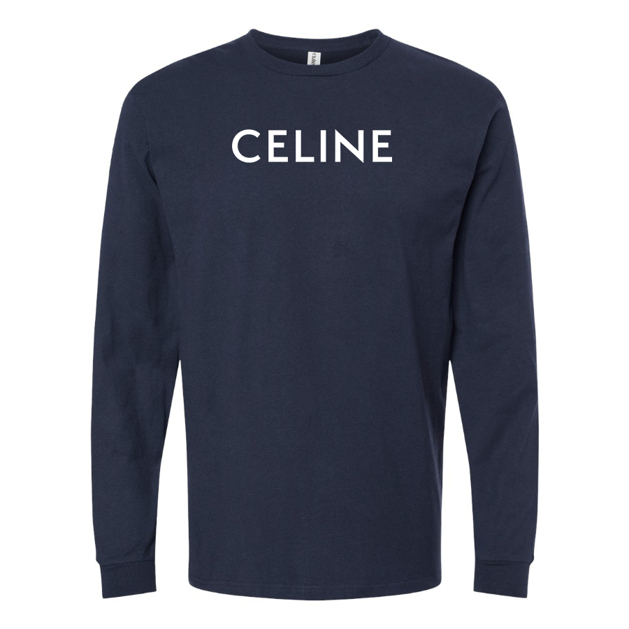 Men's Celine Cotton Long Sleeve T-Shirt