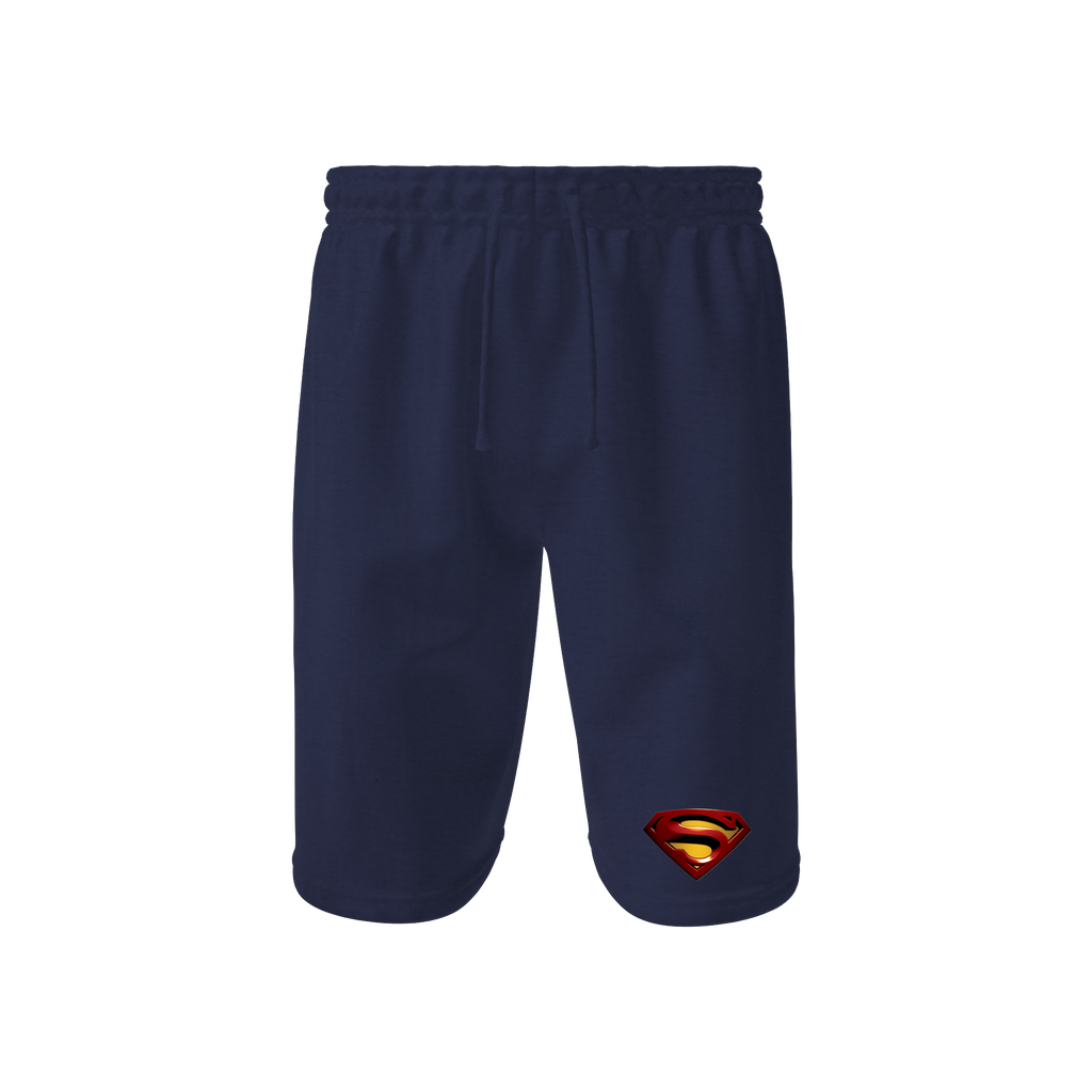 Men's Superman Superhero Athletic Fleece Shorts