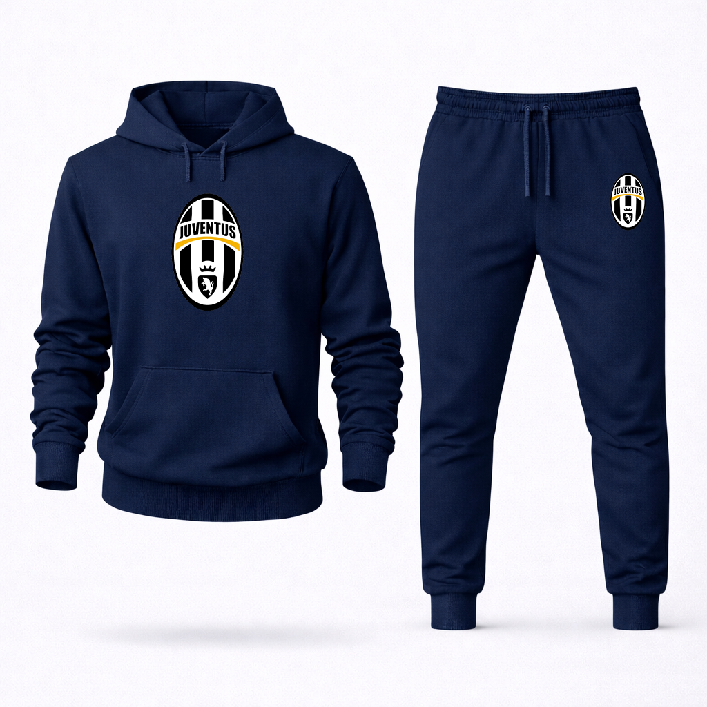 Men's Juventus Football Club Classic Hoodie Joggers Set