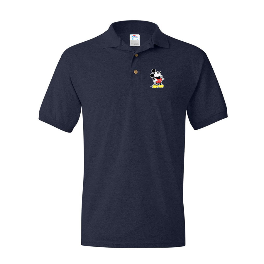 Men's Mickey Mouse Cartoon Dry Blend Polo