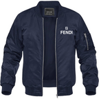Men's Fendi Lightweight Bomber Jacket Windbreaker Softshell Varsity Jacket Coat