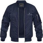 Men’s Lincoln Car Lightweight Bomber Jacket Windbreaker Softshell Varsity Jacket Coat