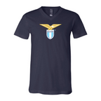 Men’s Lazio FC - BELLA + CANVAS - Jersey V-Neck Tee - 3005