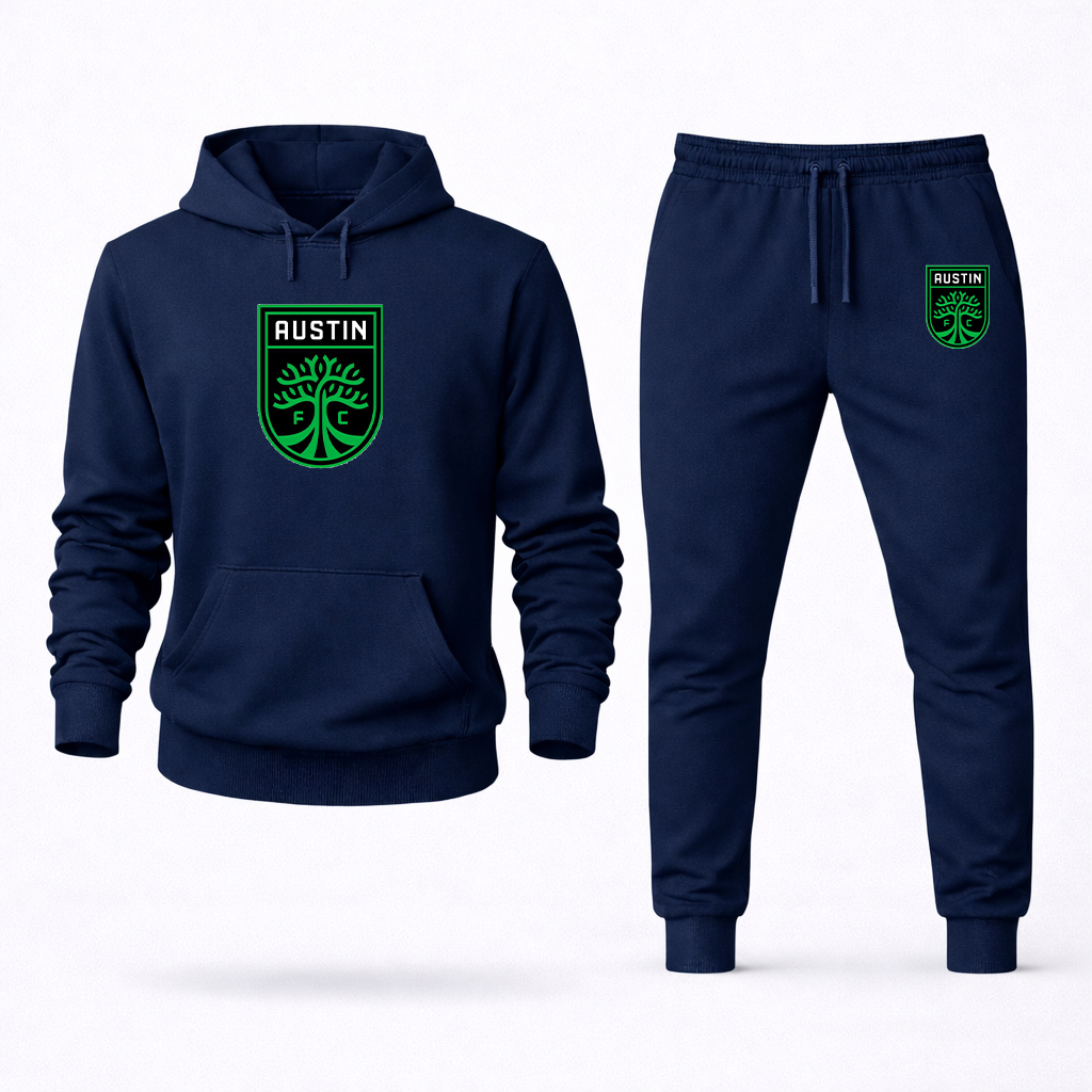Men's Austin FC Logo Hoodie Joggers Set