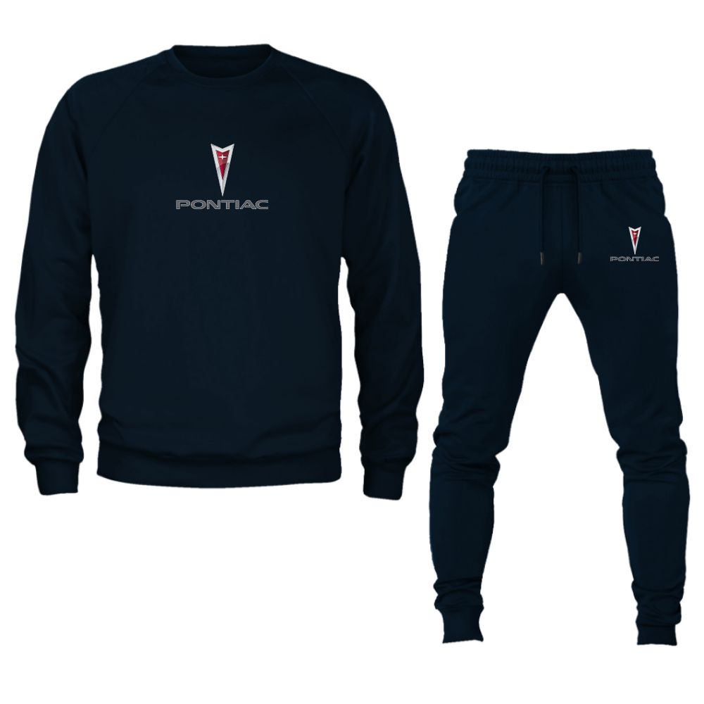 Men’s Pontiac Car Crewneck Sweatshirt Joggers Suit