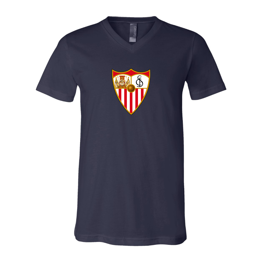 Men’s  Sevilla FC - BELLA + CANVAS - Jersey V-Neck Tee - 3005