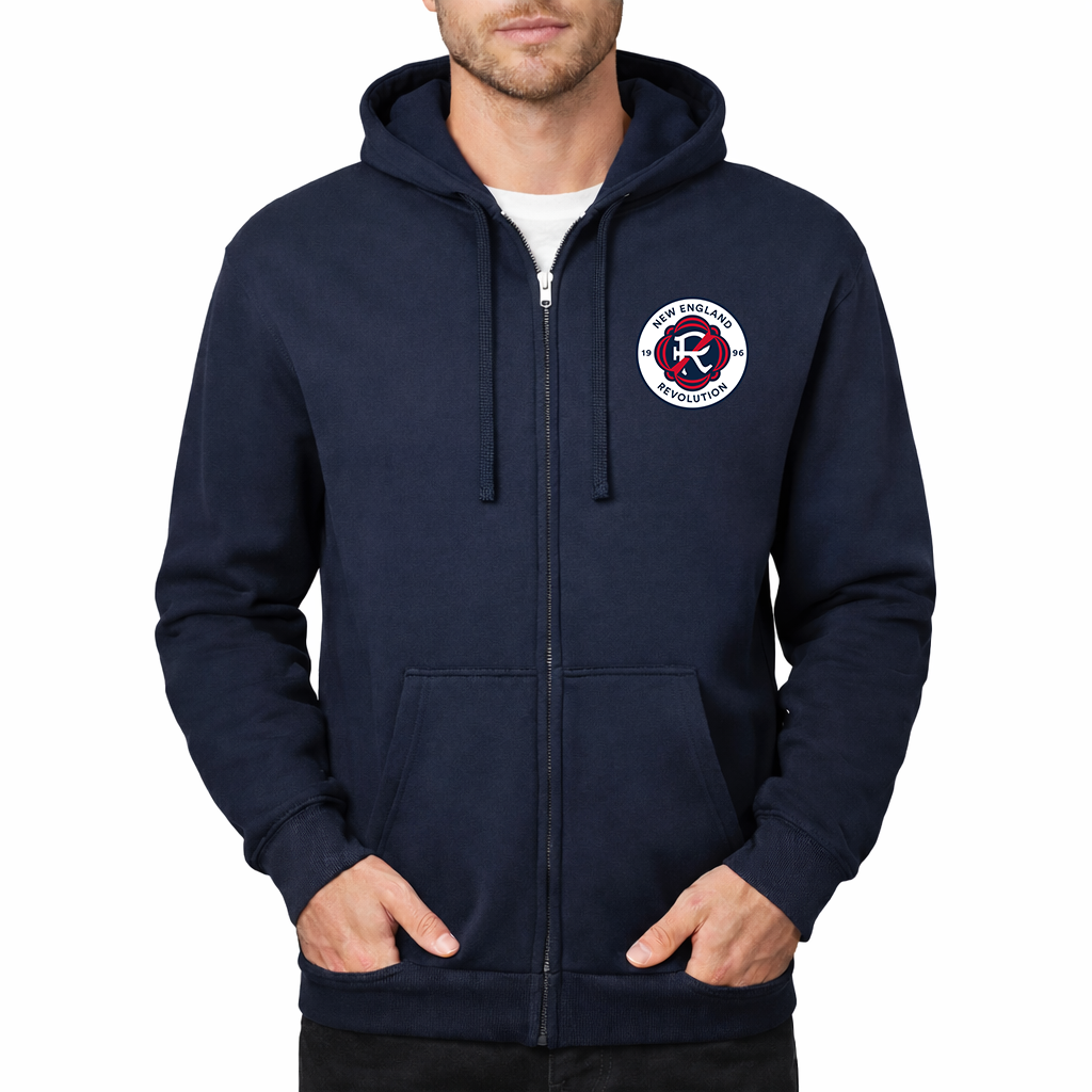 Men's New England Revolution FC Zipper Hoodie