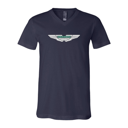 Men’s Aston Martin Car - BELLA + CANVAS - Jersey V-Neck Tee - 3005