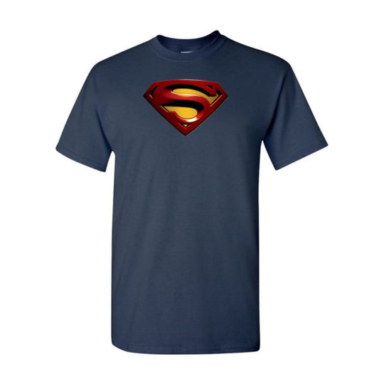 Youth Kids Superman Superhero Cotton T-Shirt