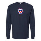 Youth Kids Chile National Soccer Team  Long Sleeve T-Shirt