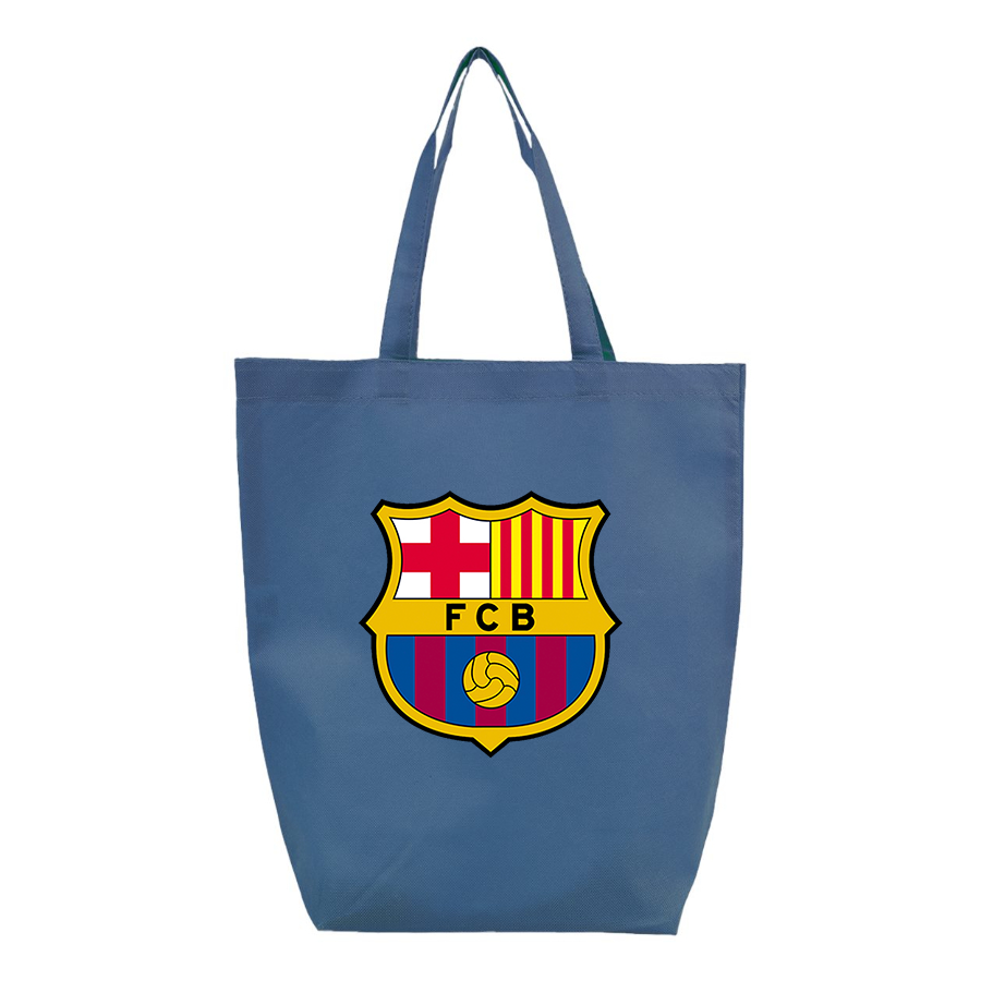 F.C. Barcelona Soccer - Q-Tees - Non-Woven Gusset Bottom Tote - Q1251