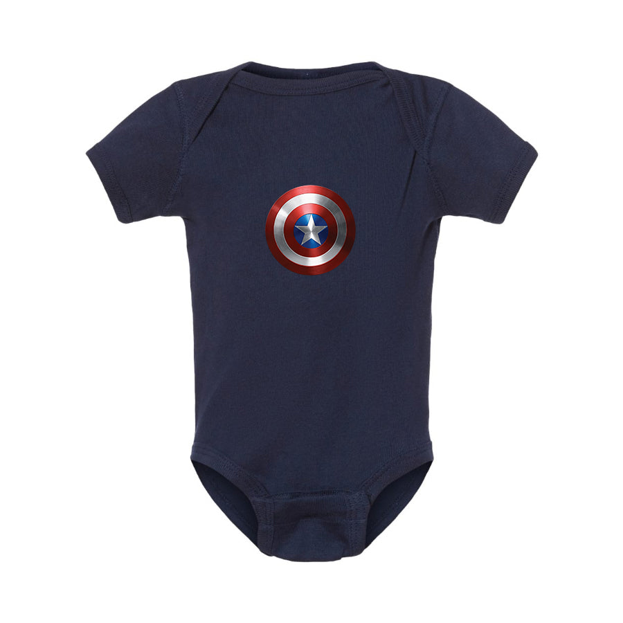 Captain America Superhero Baby Romper Onesie
