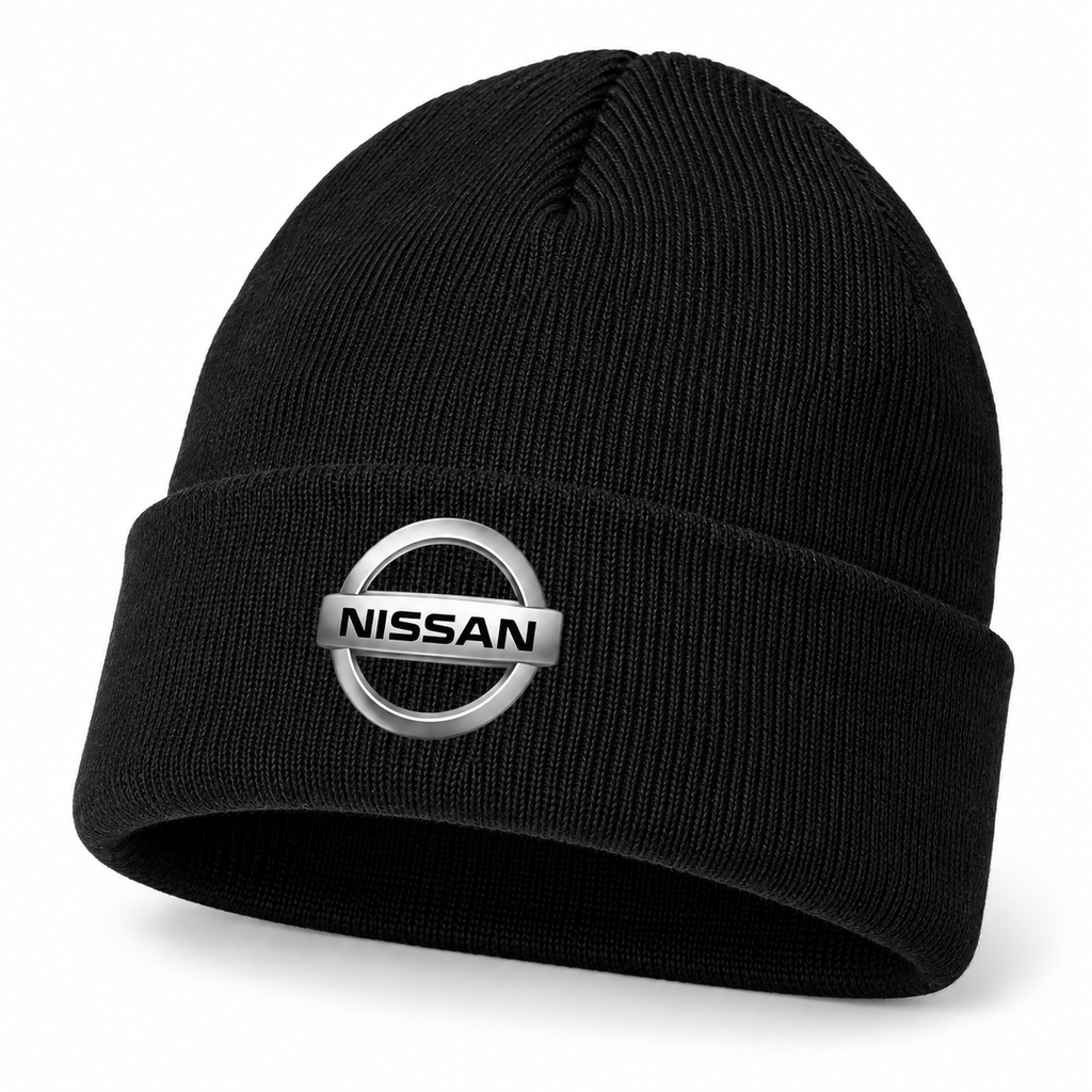 Nissan Beanie Angle | Color: Black |