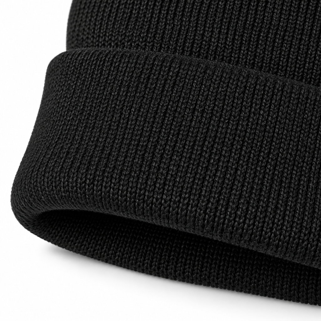 Nissan Beanie Knit detail | Color: Black |