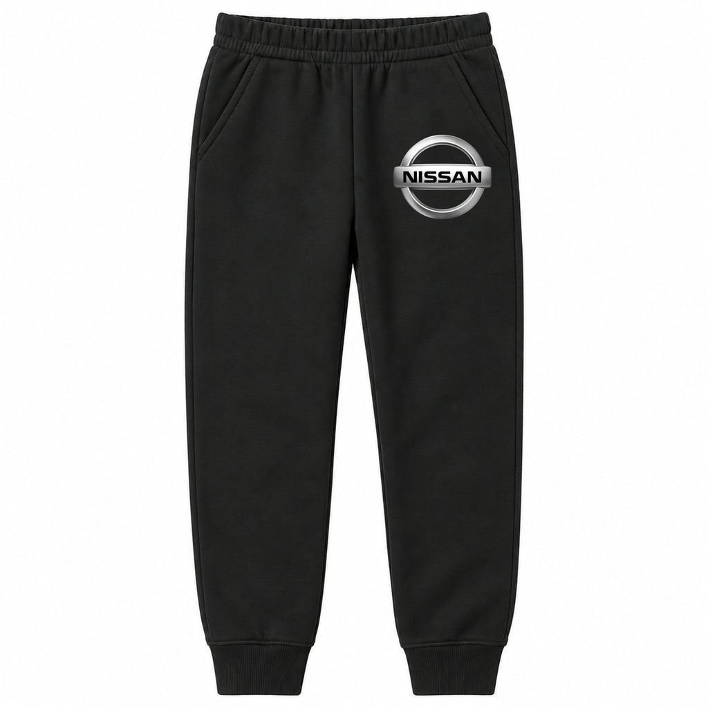 Nissan youth jogger sweatpants in Black, Youth Large ages 10–12