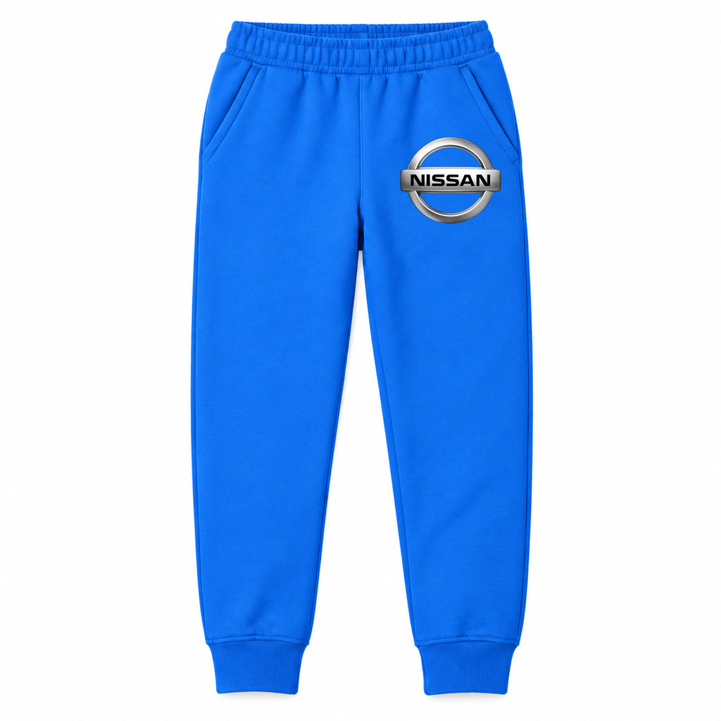Nissan youth jogger sweatpants in Blue, Youth Large ages 10–12