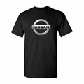 Nissan cotton T-shirt Black front