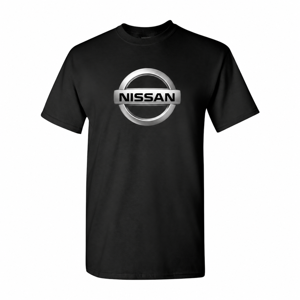 Nissan cotton T-shirt Black front