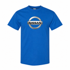 Nissan cotton T-shirt Blue front