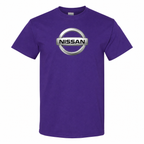 Nissan cotton T-shirt Purple front