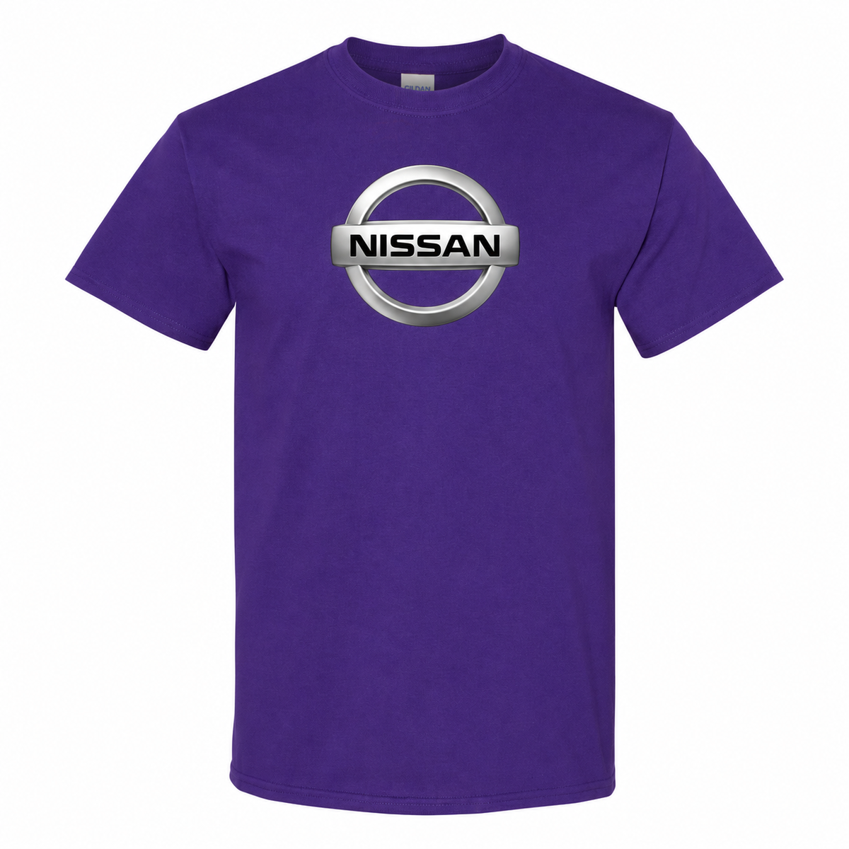 Nissan cotton T-shirt Purple front