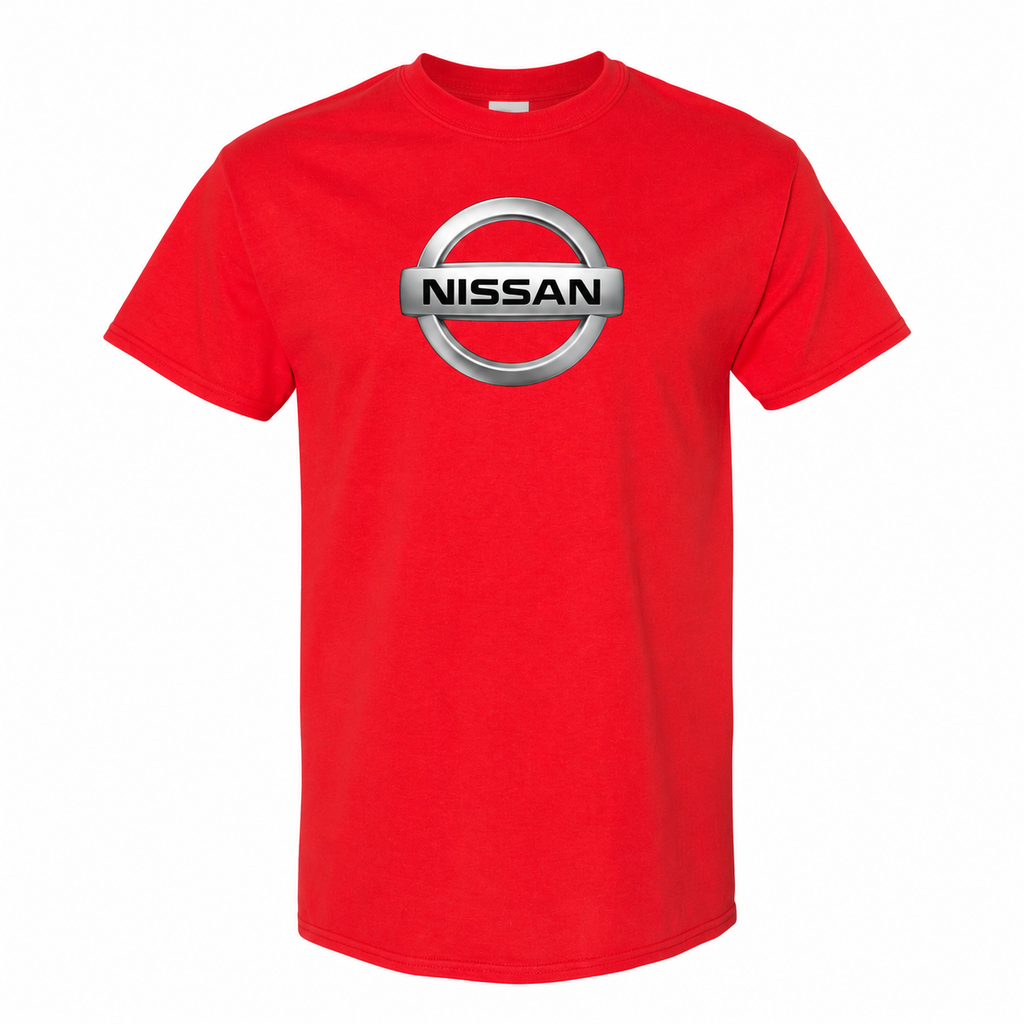 Nissan cotton T-shirt Red front