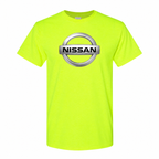 Nissan cotton T-shirt Safety Green front