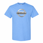 Nissan cotton T-shirt Sky Blue front