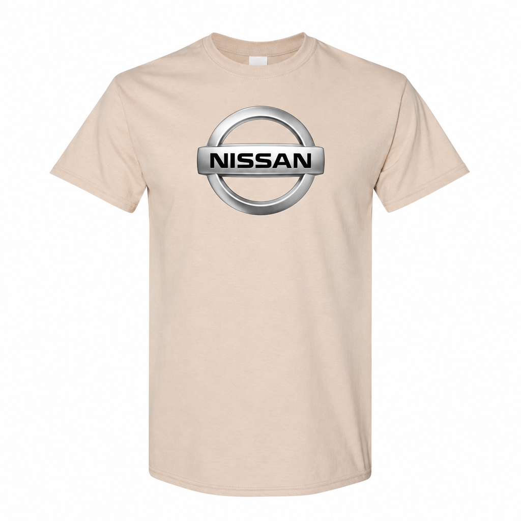 Nissan cotton T-shirt Tan front