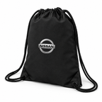 Nissan Drawstring Bag Angle | Color: Black |