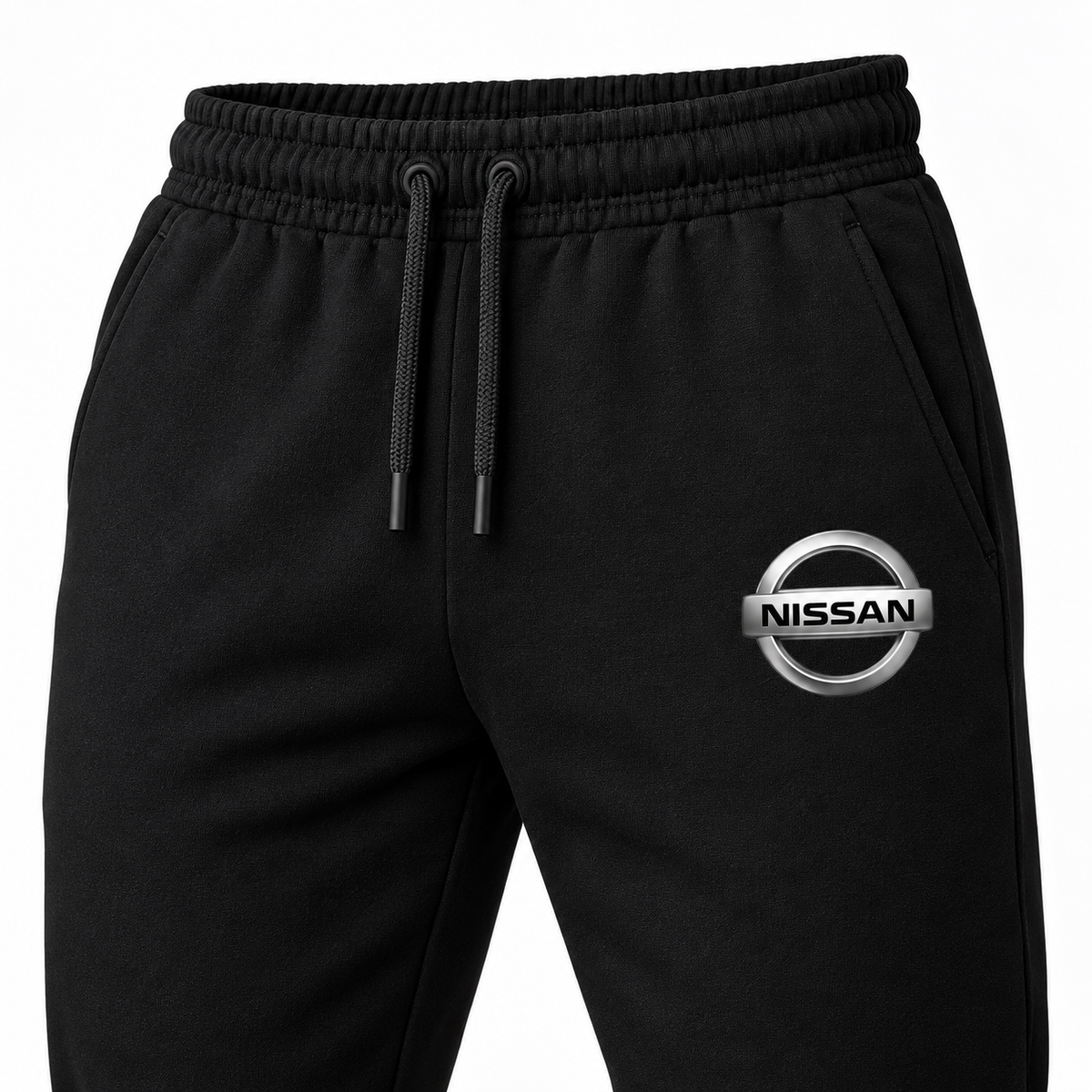 Nissan hoodie and joggers set Waist detail | Color: Black |