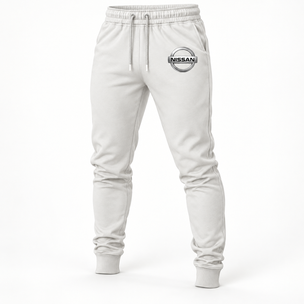 Nissan men's joggers Angle | Color: White |