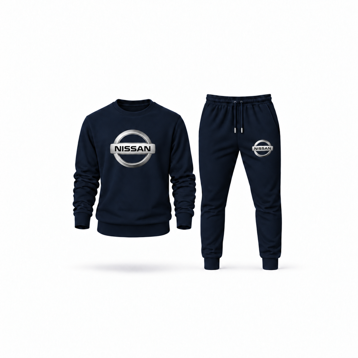Men's Nissan Sweatshirt Joggers Set | Color: Navy | Main