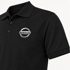 Nissan polo Sleeve detail | Color: Black |