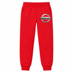 Nissan youth jogger sweatpants in Red, Youth Large ages 10–12