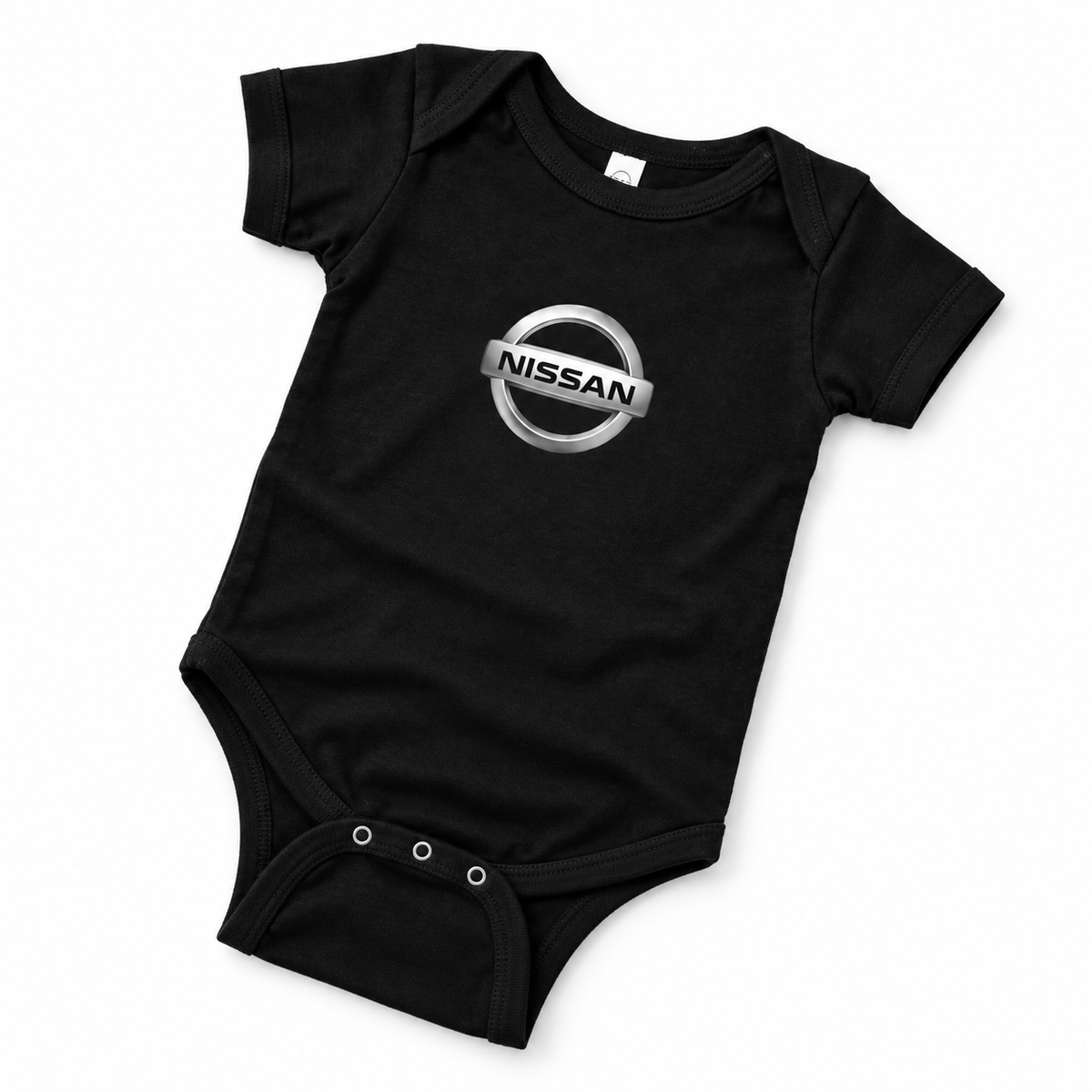 Nissan Baby Romper Angle | Color: Black |
