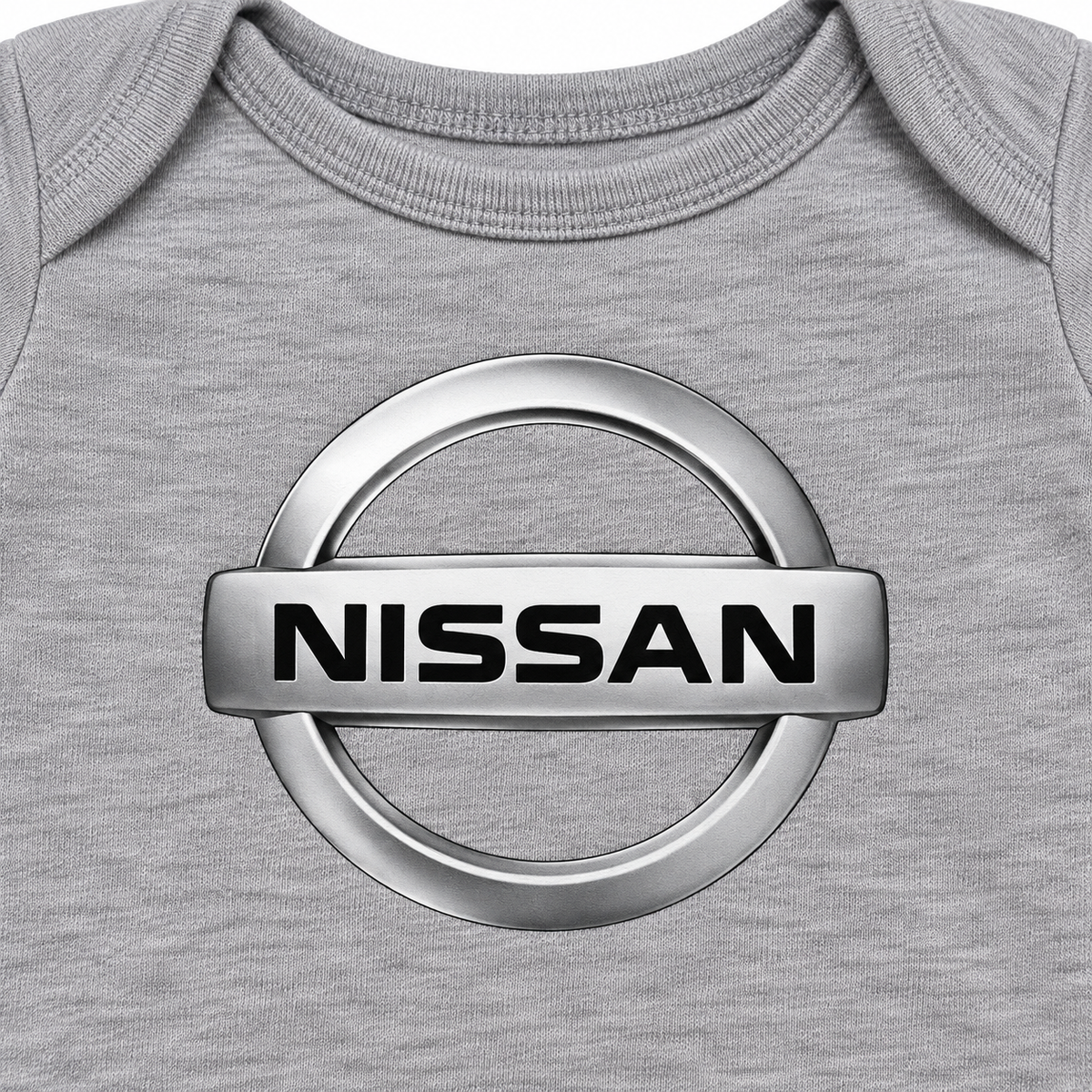 Nissan Baby Romper Print detail | Color: Grey |