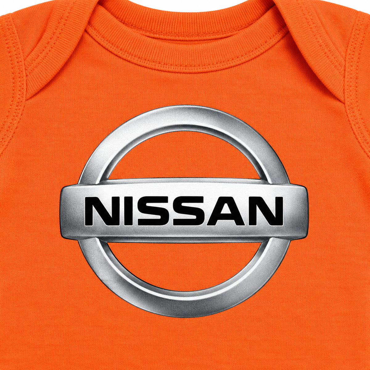Nissan Baby Romper Print detail | Color: Orange |